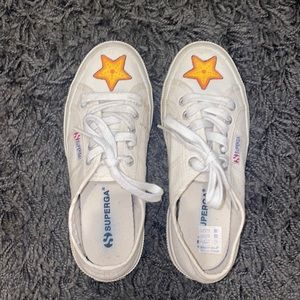 Superga white sneakers size 36